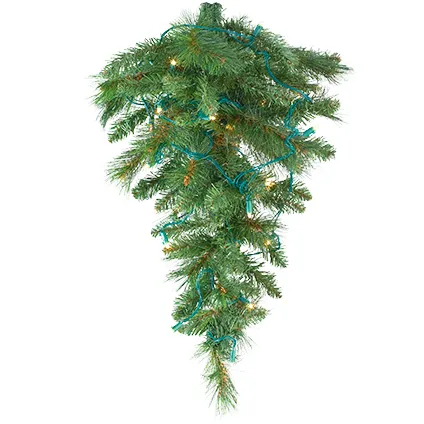 Sapin de Noël artificiel Central Park 2-en-1 vert 60cm 2