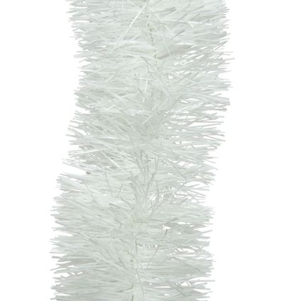 Decoris Kerstslinger - winter wit - 270 x 10 cm