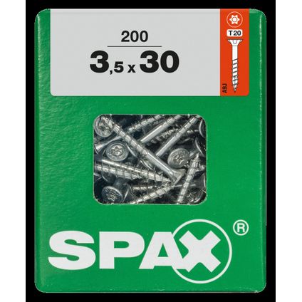 Vis universelle Spax 'T-star' Wirox 3.5x30mm 200 pcs