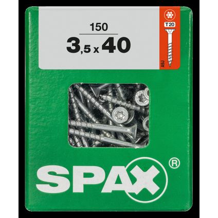 Spax schroef T-Star plus staal geel 40 x 3,5 mm - 150 stuks