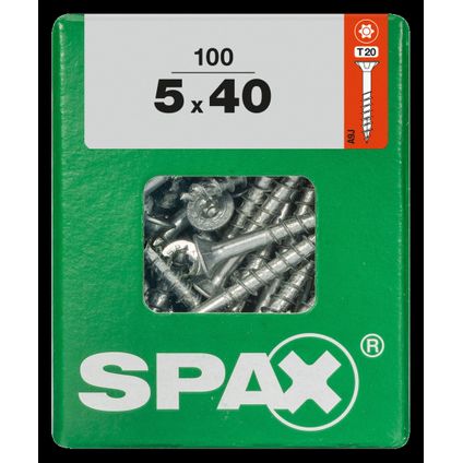 Spax universeel schroef 'T-star' Wirox 5x40mm 100 stuks