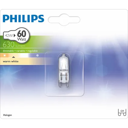 Philips halogeenlamp capsule 42W G9 3