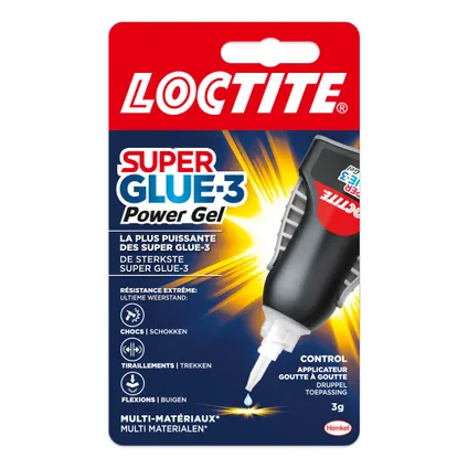 Colle instantanée Loctite Super glue-3 Power gel 3 gr  2