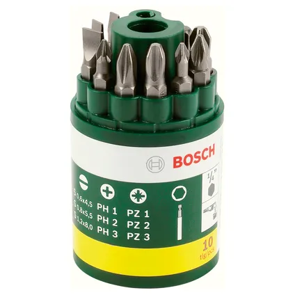 Bosch schroefbitset 25 mm – 10 stuks 2