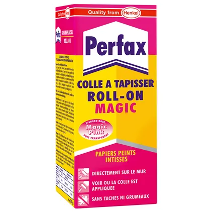 Colle a tapisser Perfax 'Roll-on Magic' 200g