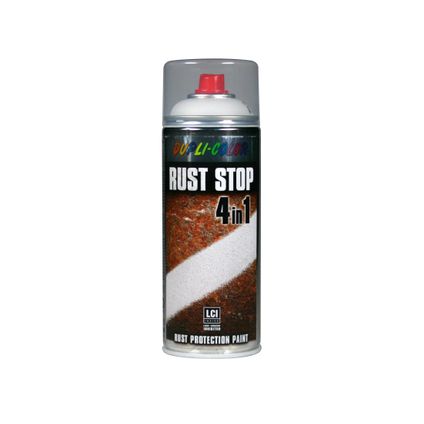 Peinture antirouille Dupli-Color Rust Stop gris clair satiné 400 ml