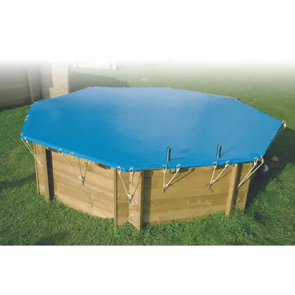 Bâche piscine Ubbink bleu 505x355cm 3