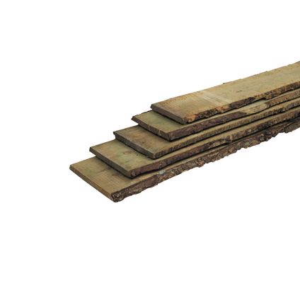 Schuttingplank schaaldeel grenen 1,9x18x250cm