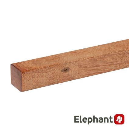 Elephant regel hardhout 3x3x180cm