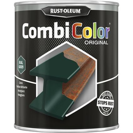 Primer et peinture métal Rust-Oleum CombiColor Original vert sapin brillant 750ml