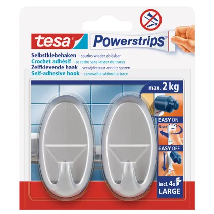 Tesa Powerstrips® Haken Large Ovaal