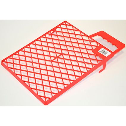 Plastic verfrooster 25cm rood
