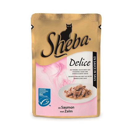 Sheba Delice pouch zalm 85 gram
