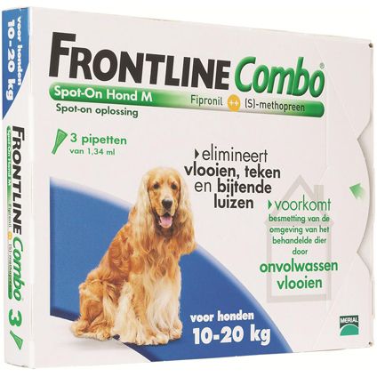 Frontline Combo hond medium 10-20kg 3 pip
