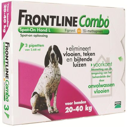 Frontline Combo hond large 20-40kg 3 pip