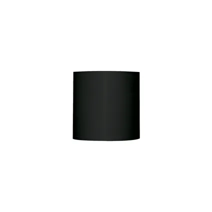 Abat-jour Corep coton toiline noir Ø15cm