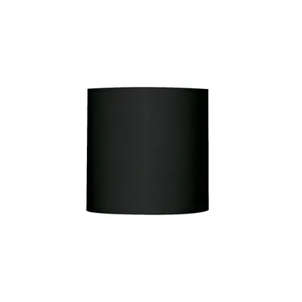 Abat-jour Corep coton toiline noir Ø20cm