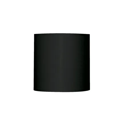 Abat-jour Corep coton toiline noir Ø20cm