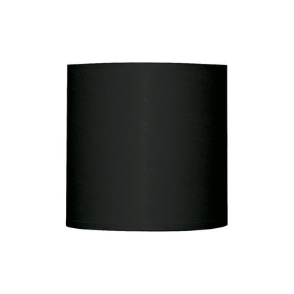 Abat-jour Corep coton toiline noir Ø30cm