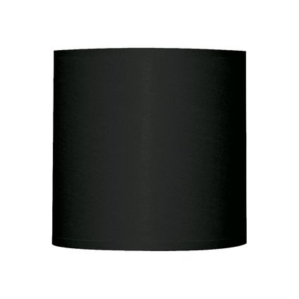 Abat-jour Corep coton toiline noir Ø35cm