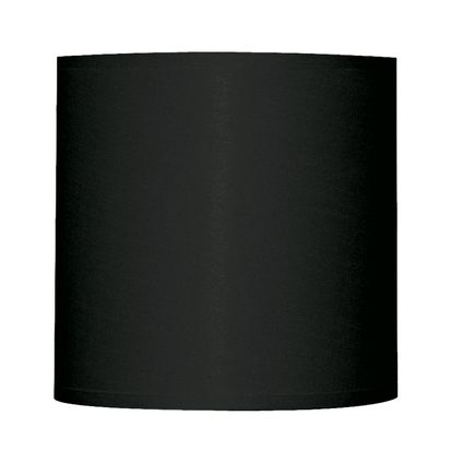 Abat-jour Corep coton toiline noir Ø40cm