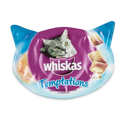 Whiskas temptations zalm 60gr