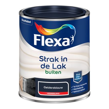 FLEXA STRAK IN DE LAK HOOGGLANS GELDERSBLAUW 750 ML