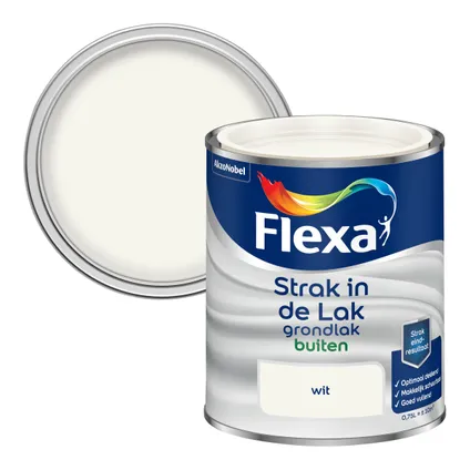 FLEXA STRAK IN DE LAK GRONDLAK WIT 750 ML 2