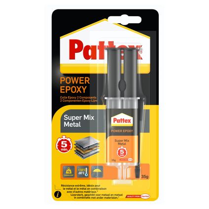 Colle Pattex Power Epoxy Métal 25ml