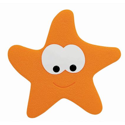 MSV mini antislipmatten Starfy oranje 5 stuks