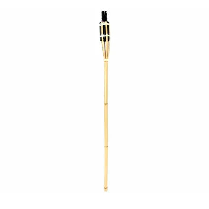 Esschert Design Tuinfakkel - bamboe - navulbaar - 90 cm