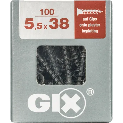 Vis cloison sèche Spax GIX Type G 38x5,5mm 100 pièces