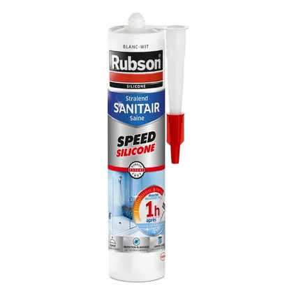 Silicone Rubson Sanitair Speed blanc 280ml