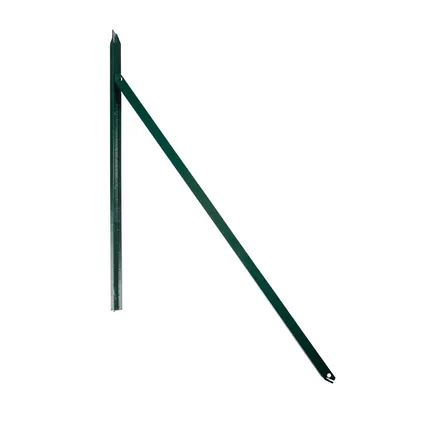 Poteau de soutien en L Giardino vert 145cm x 25x3mm