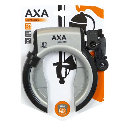 AXA ringslot Defender zilver/zwart ART2** 4