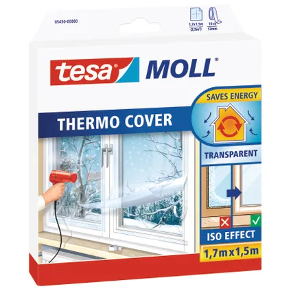 Tesa Isolatiefolie Thermo Cover - Kunststof - 150x170cm - 2,5m² 2