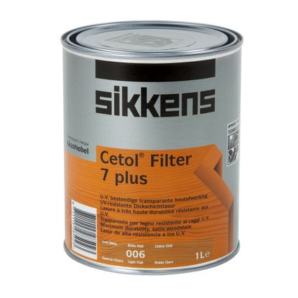Lasure Sikkens cetol Filter 7 Plus chêne clair 1L transparente