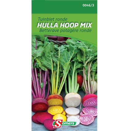 Somers zaad pakket tuinbiet ronde 'Hulla hoop mix'
