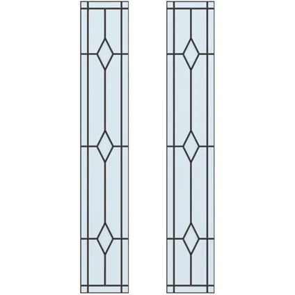 CanDo glas in lood Traditional Briljant Muiden 201,5 x 78cm 2 stuks
