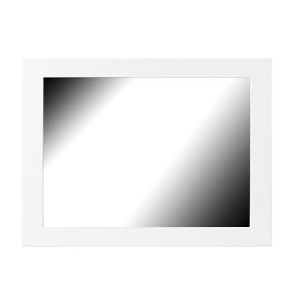 Miroir 'Salsa' blanc 40 x 50 cm