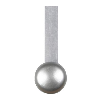 Gordijnkoord magnetisch zilver
