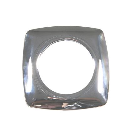 Oogjes transparant zilver 40 mm - 8 stuks