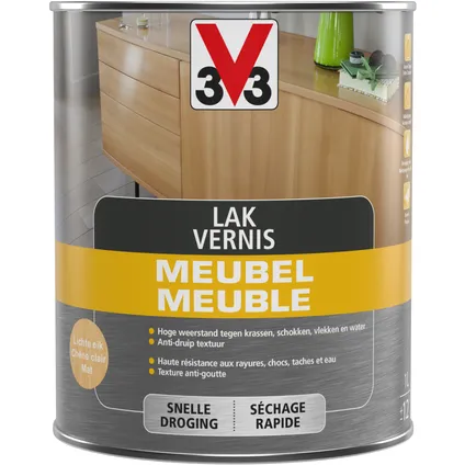 Vernis V33 Meuble Deco chêne clair mat 1L 3