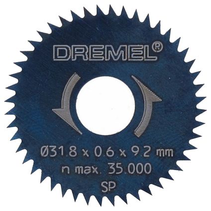 Lame à refendre/tronçonner Dremel 546JB 31,8 mm - 2 pièces