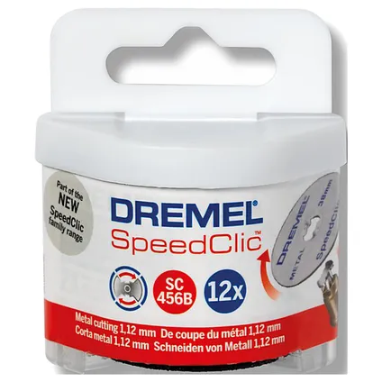 Dremel SpeedClic metaal multiset S456JD 12stuks 4