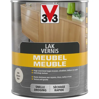 Vernis V33 Meuble Deco blanc mat 1L 3