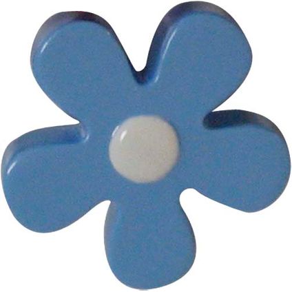 Linea Bertomani deurknop hars hemelsblauw bloem