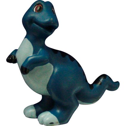 Bouton de porte Linea Bertomani résine dinosaure bleu