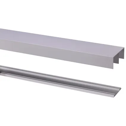 StoreMax Basic portes coulissantes rail aluminium 240 cm type R-40
