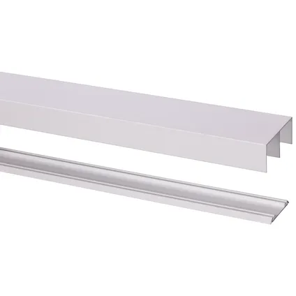 StoreMax Basic portes coulissantes rail aluminium blanc 360 cm type R-40